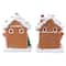 Gingerbread Houses with Gingerbread Boy & Girl Christmas Decoration Set